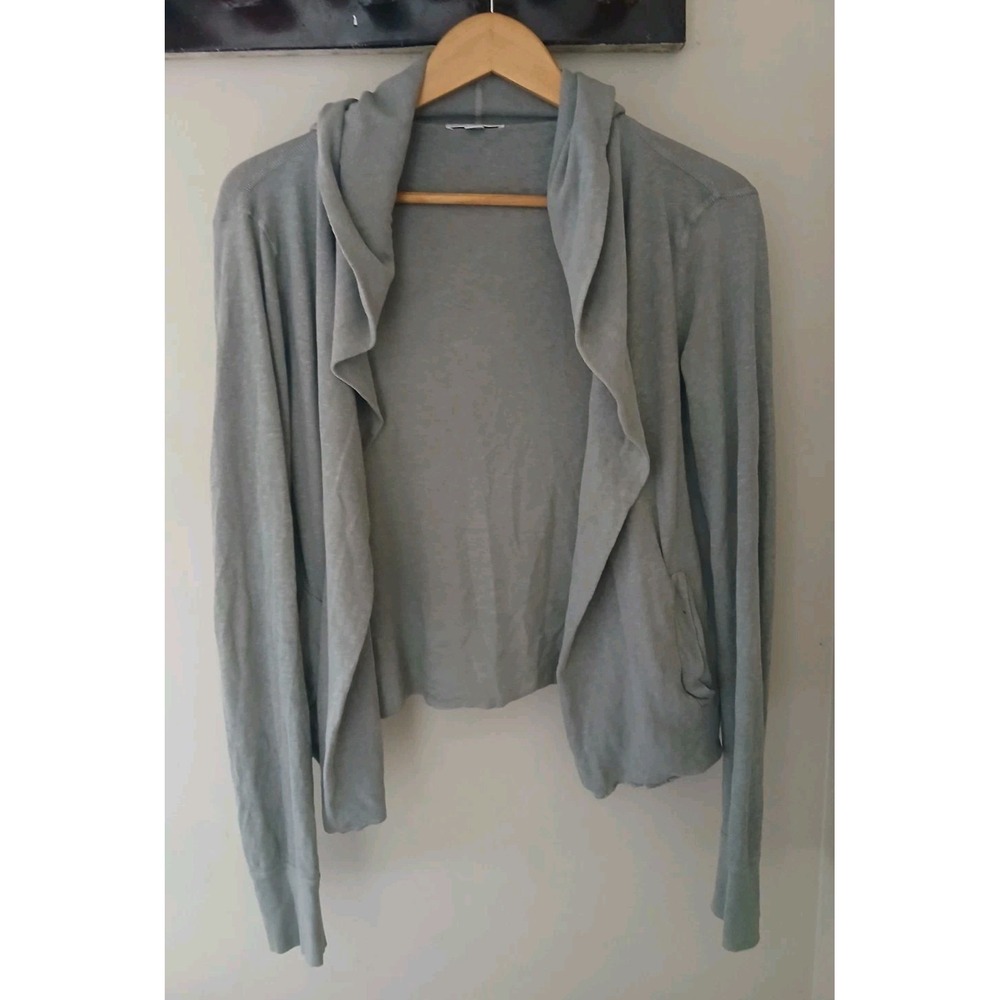 Standard James Perse Open Drape Hoodie Cardigan Size 1 Small Preppy Casual